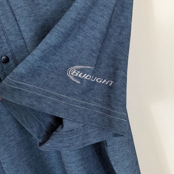 Travis Mathew Short Sleeve Polo Shirt Dark Blue Men's XL - Picture 4 of 6